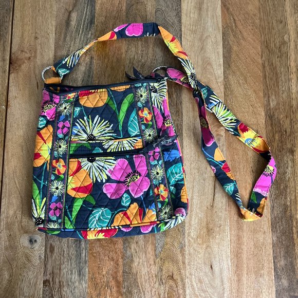 Vera Bradley Jazzy Blooms Crossbody - Picture 1 of 3